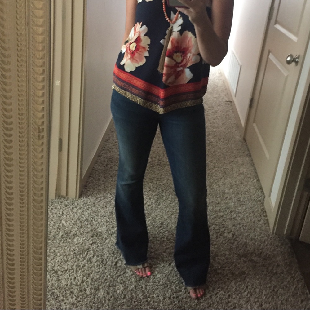 McGuire Majorelle Flare jeans size 27 Sleeping Gypsy wash